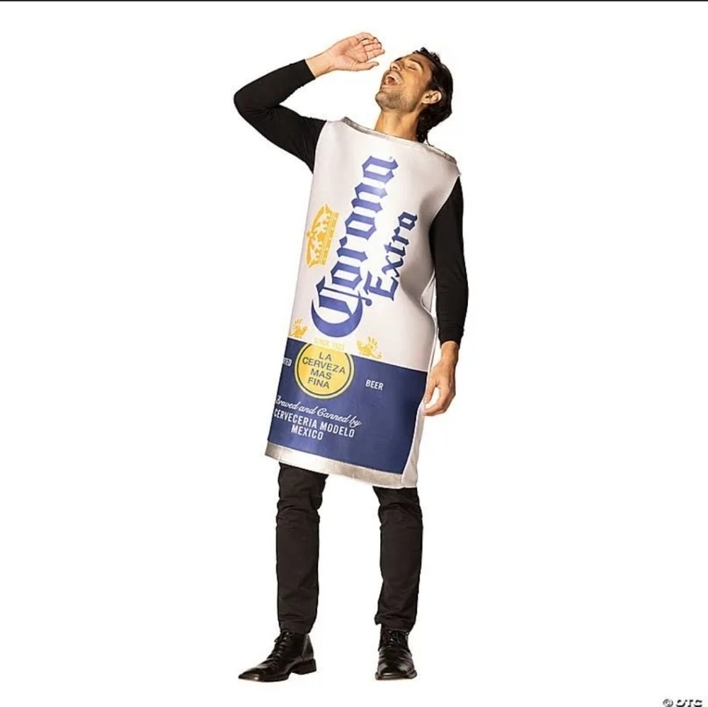 Rasta Imposta Corona Extra Beer Can Costume. One Size. New.
